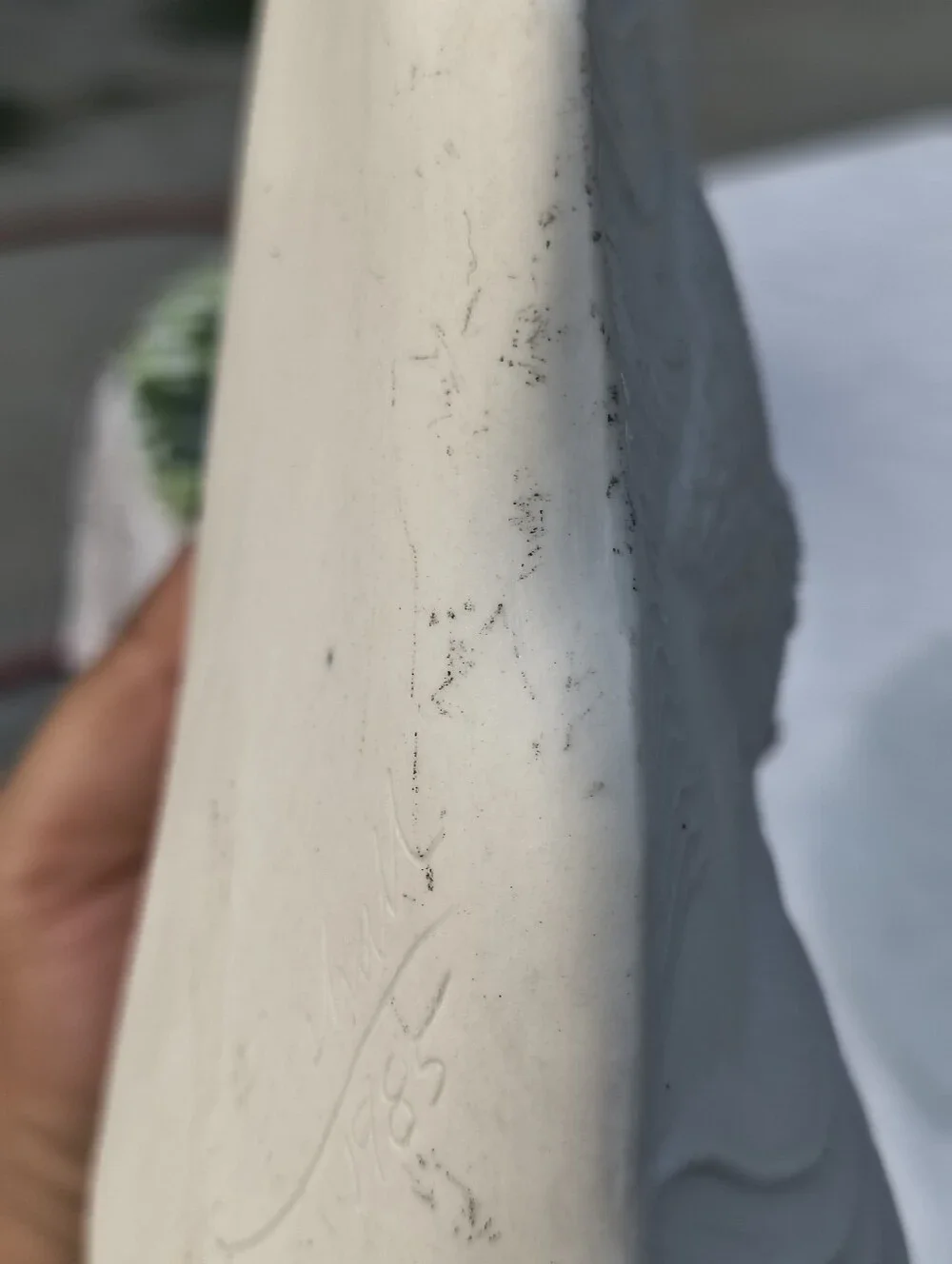 Vintage 1985 Signed Mermaid Vase by Artist Dayle Rushall